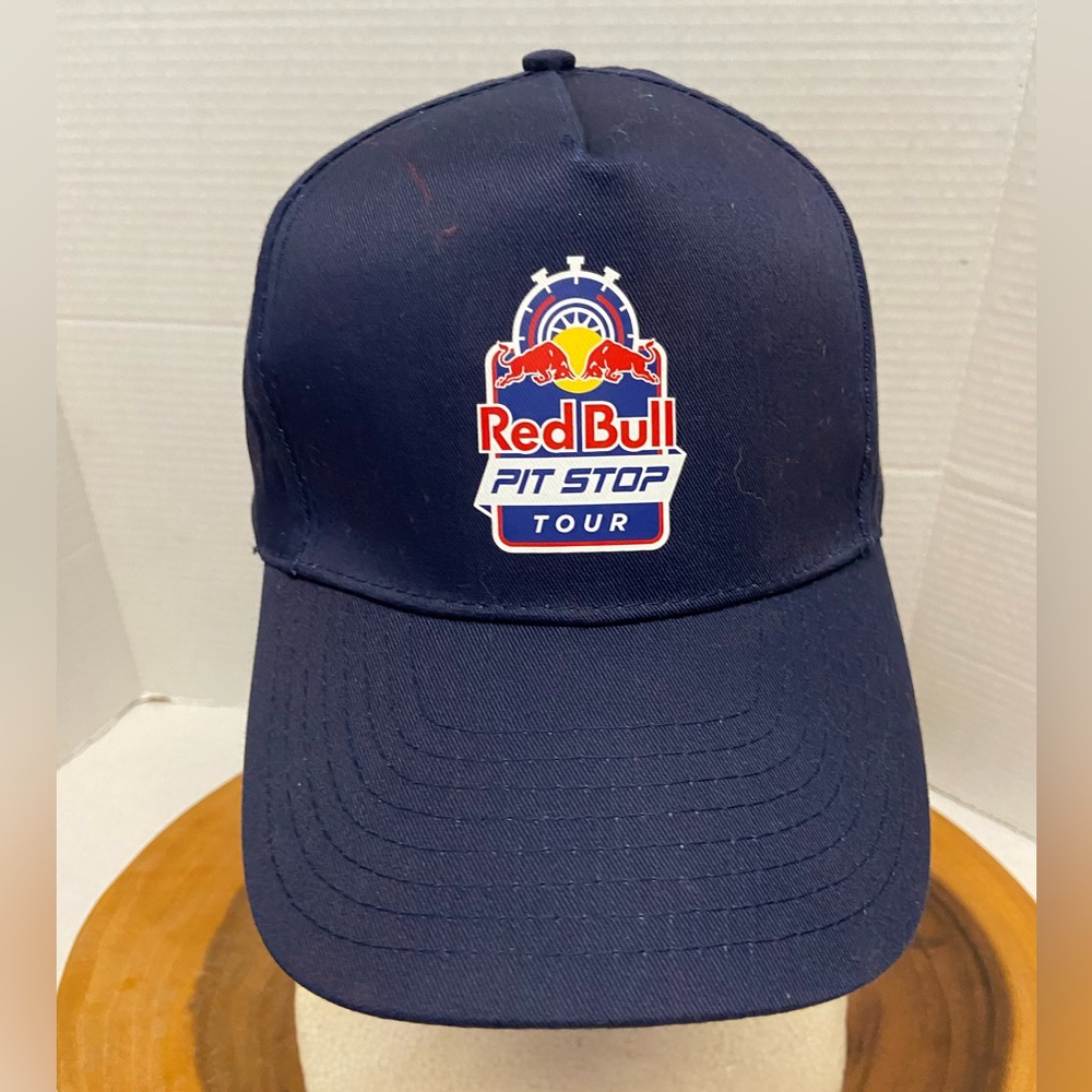 Red Bull Pit Stop Tour Cap SnapBack Cap Like New! eUC